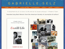 Tablet Screenshot of gabrielleselz.com